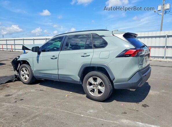 2T3W1RFV0MW136984 2021 TOYOTA RAV4 Gray Rear left