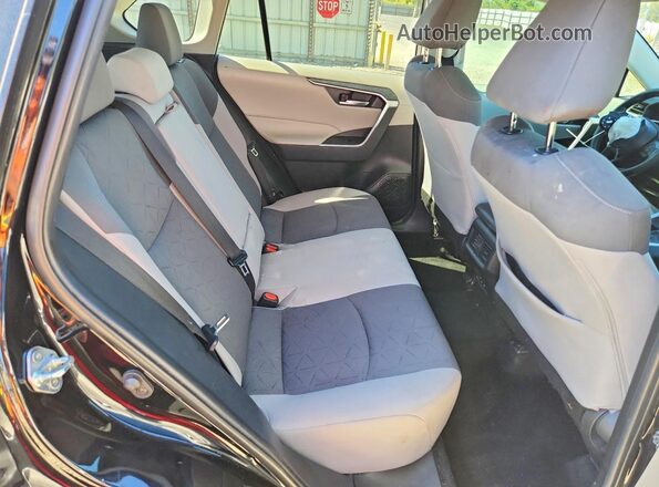 2T3W1RFV0NC208379 2022 TOYOTA RAV4 Black უკანა სალონის ხედი