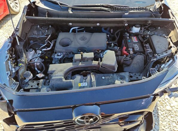 2T3W1RFV0NC208379 2022 TOYOTA RAV4 Black ძრავის განყოფილების ხედი