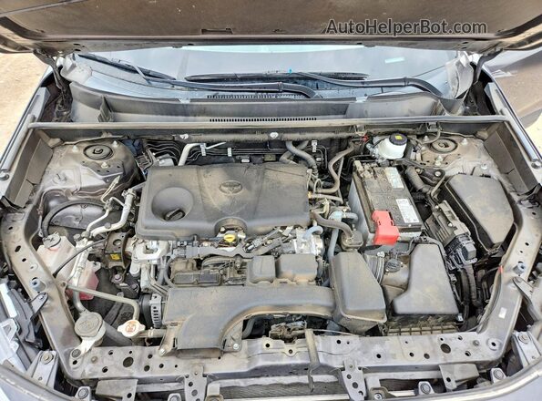 2T3W1RFV0RW302072 2024 TOYOTA RAV4 Gray ძრავის განყოფილების ხედი