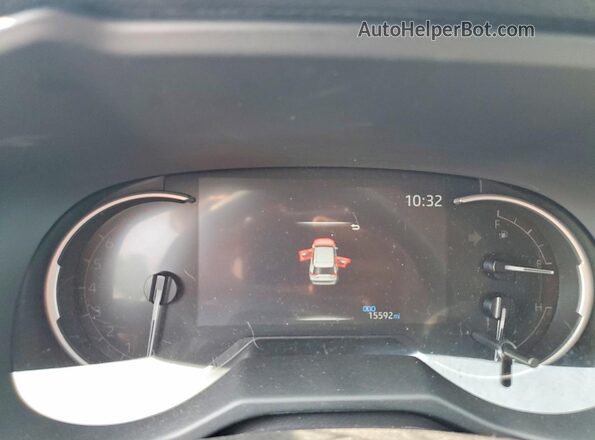2T3W1RFV0SC335550 2025 TOYOTA RAV4 White Вид щитка приладів
