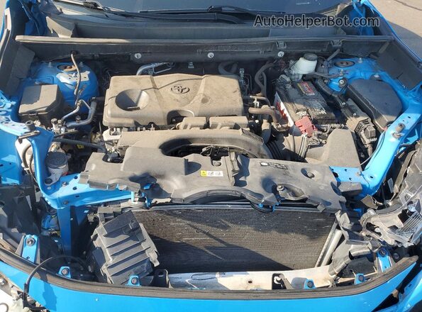 2T3W1RFV1LC069604 2020 TOYOTA RAV4 Blue ძრავის განყოფილების ხედი