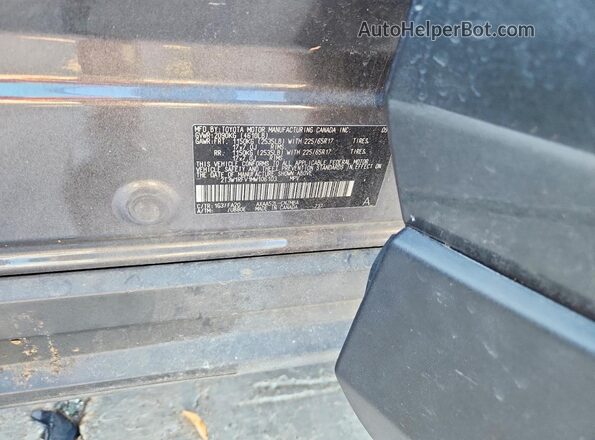 2T3W1RFV1MW106103 2021 TOYOTA RAV4 Gray Vista de la etiqueta del VIN