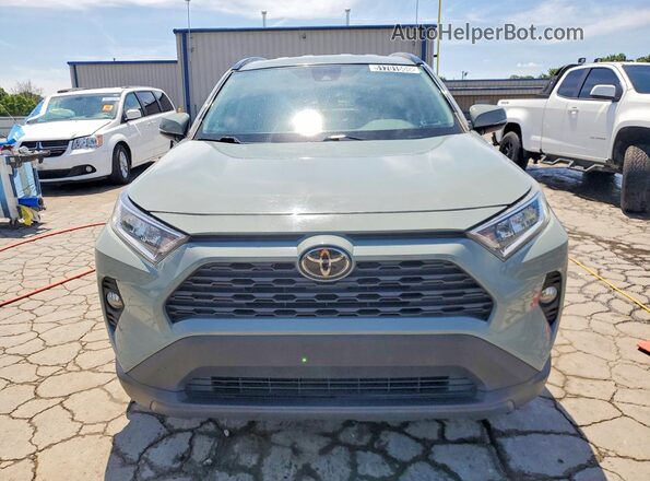 2T3W1RFV1MW116405 2021 TOYOTA RAV4 Gray Դիմացի տեսք
