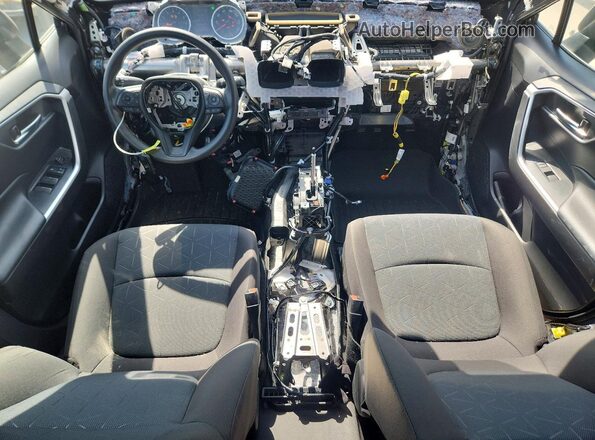 2T3W1RFV1NC209993 2022 TOYOTA RAV4 Gray Dashboard view