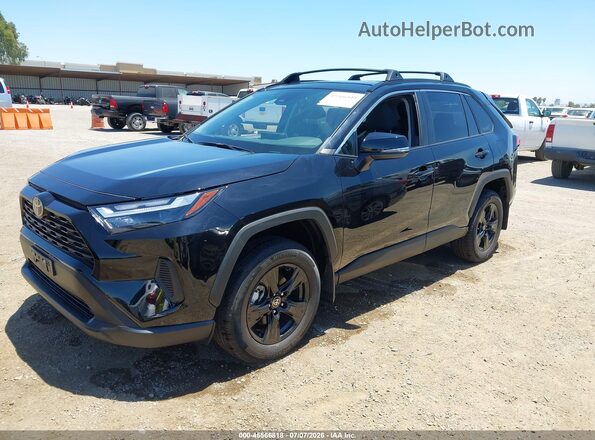 2T3W1RFV1SW399532 2025 TOYOTA RAV4 Black Առջևի ձախ երեք քառորդ տեսարան