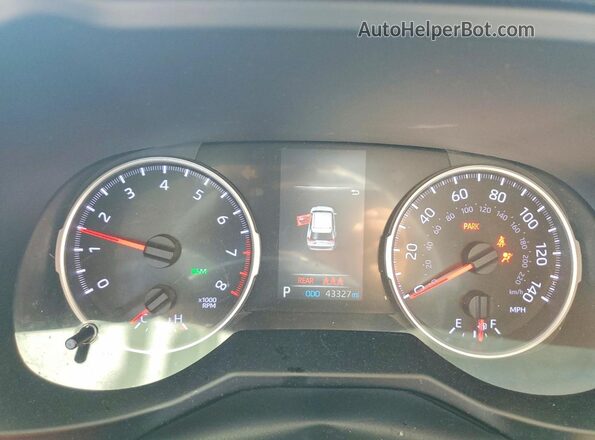 2T3W1RFV2LW081629 2020 TOYOTA RAV4 Blue Սարքավորումների վահանակի տեսք