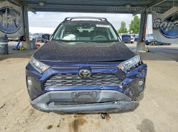 2T3W1RFV2LW081629 2020 TOYOTA RAV4 Blue Դիմացի տեսք