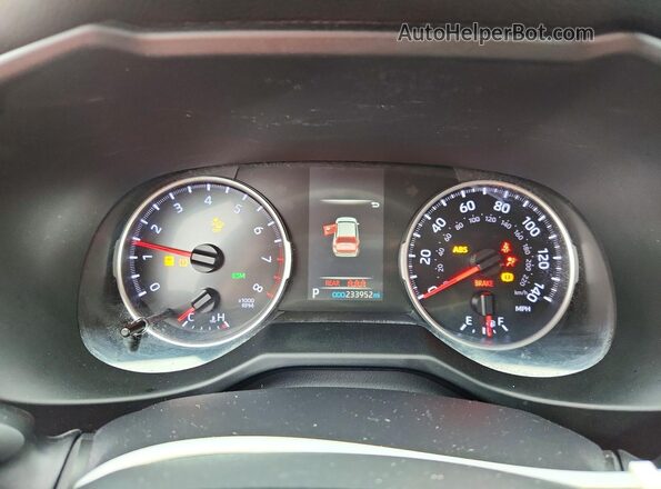 2T3W1RFV2LW095076 2020 TOYOTA RAV4 Charcoal ხელსაწყოთა პანელის ხედი