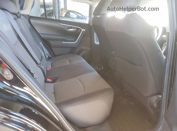 2T3W1RFV2MC122974 2021 TOYOTA RAV4 Black უკანა სავარძლების ხედი