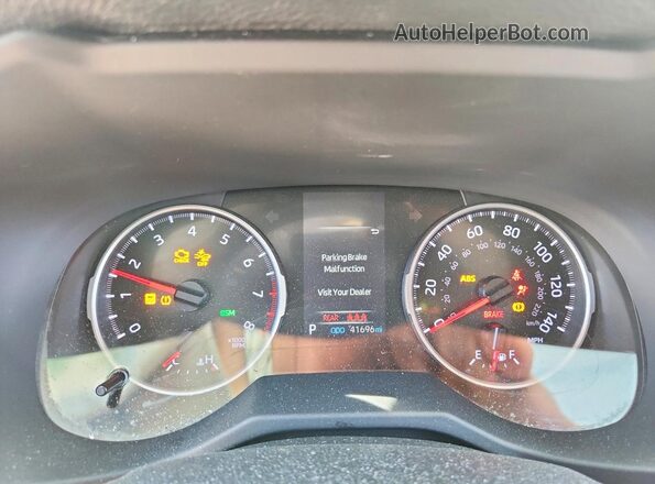 2T3W1RFV2MC165033 2021 TOYOTA RAV4 Серебряный Вид щитка приборов