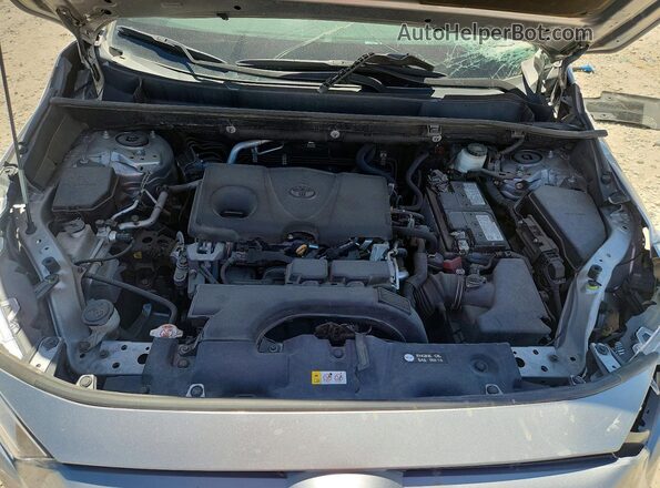 2T3W1RFV2MC165033 2021 TOYOTA RAV4 Серебряный Вид задней части салона