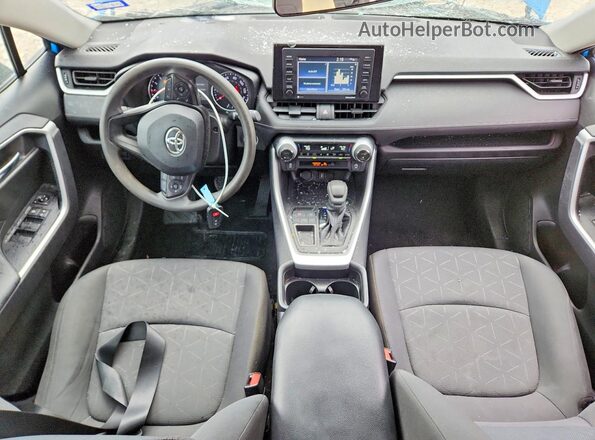 2T3W1RFV2MW112959 2021 TOYOTA RAV4 Blue Widok deski rozdzielczej