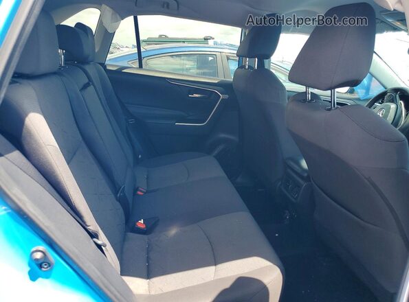 2T3W1RFV2MW112959 2021 TOYOTA RAV4 Blue Widok tylnych siedzeń