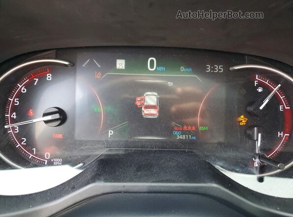 2T3W1RFV2RW345554 2024 TOYOTA RAV4 White Vista del cuadro de instrumentos