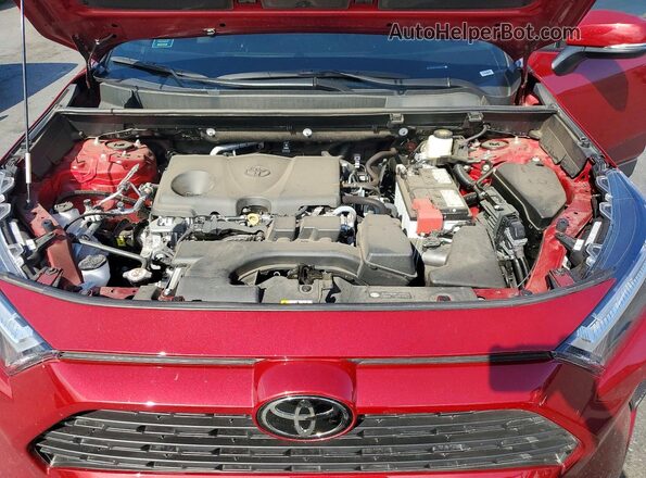 2T3W1RFV2SW383212 2025 TOYOTA RAV4 Красный Вид подкапотного пространства