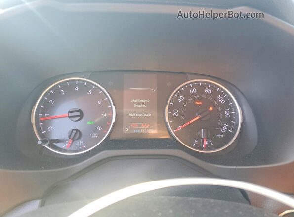 2T3W1RFV3KW009062 2019 TOYOTA RAV4 Синий Вид щитка приборов