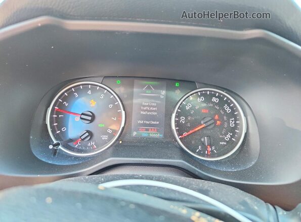 2T3W1RFV3LC063710 2020 TOYOTA RAV4 Silver ხელსაწყოთა პანელის ხედი