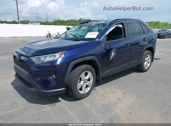 2T3W1RFV3LW059168 2020 TOYOTA RAV4 Blue წინა მარცხენა ხედი სამი მეოთხედიდან