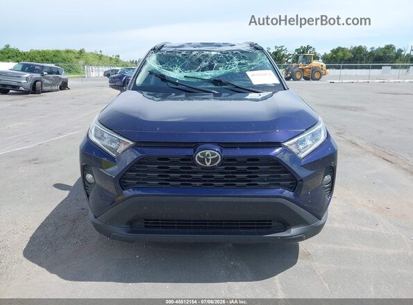 2T3W1RFV3LW059168 2020 TOYOTA RAV4 Blue ხელსაწყოთა პანელის ხედი