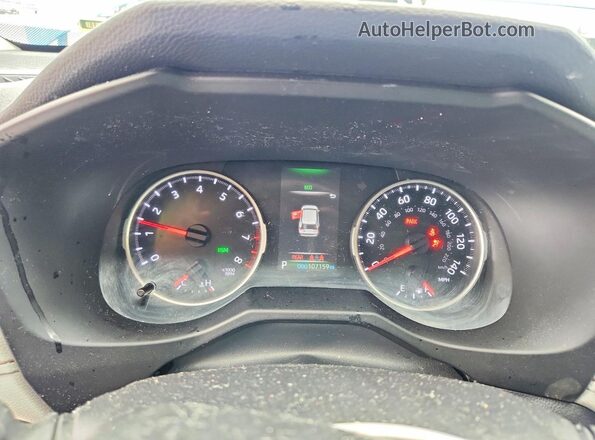 2T3W1RFV3LW091988 2020 TOYOTA RAV4 Blue Vista del cuadro de instrumentos
