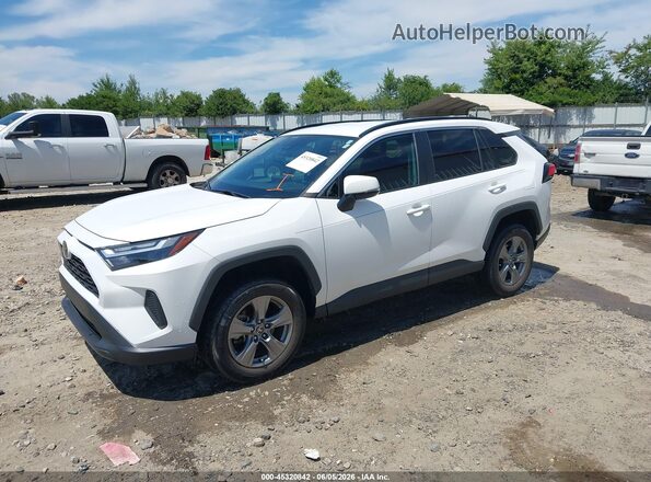 2T3W1RFV3NC177855 2022 TOYOTA RAV4 White წინა მარცხენა ხედი სამი მეოთხედიდან