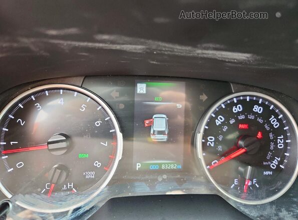 2T3W1RFV3NW188806 2022 TOYOTA RAV4 Красный Вид щитка приборов