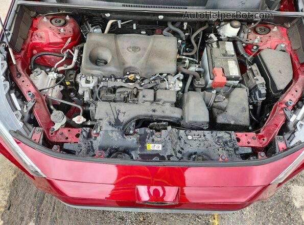 2T3W1RFV3NW188806 2022 TOYOTA RAV4 Красный Вид задней части салона