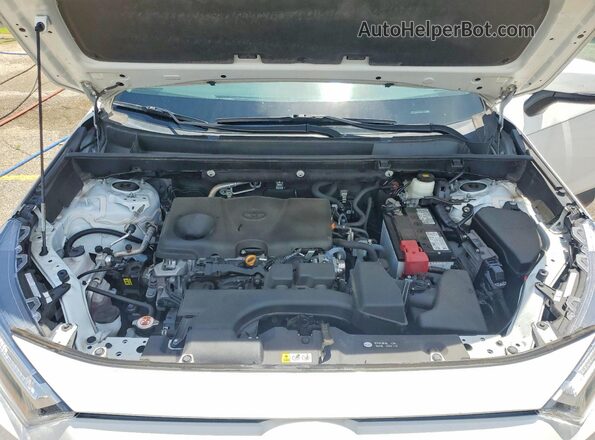 2T3W1RFV3NW214353 2022 TOYOTA RAV4 White Engine compartment view