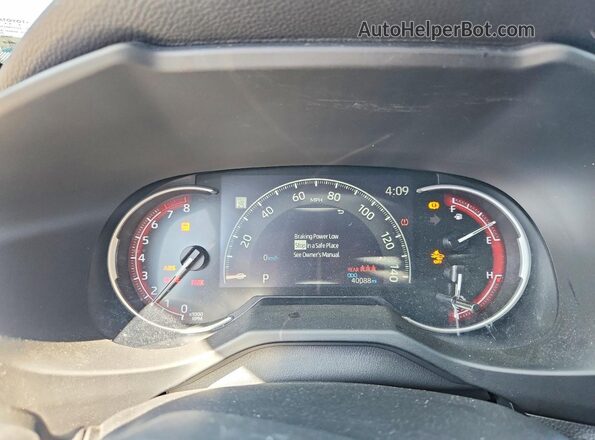 2T3W1RFV3PW240552 2023 TOYOTA RAV4 Black ხელსაწყოთა პანელის ხედი