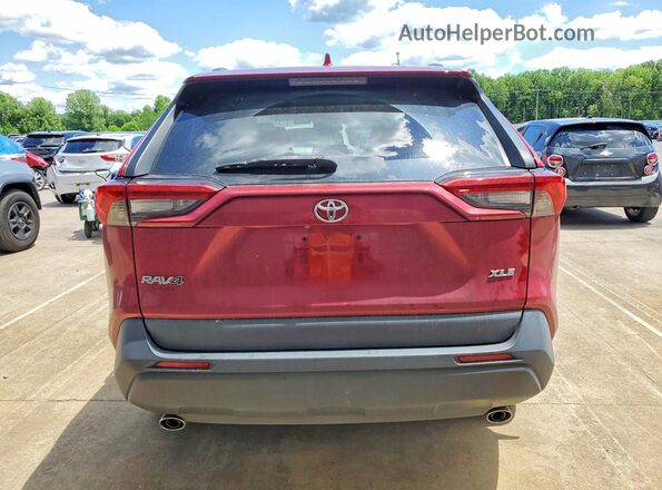 2T3W1RFV3PW255214 2023 TOYOTA RAV4 Red Հետևի տեսք
