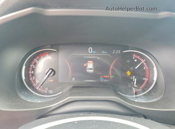 2T3W1RFV3PW268271 2023 TOYOTA RAV4 Black ხელსაწყოთა პანელის ხედი