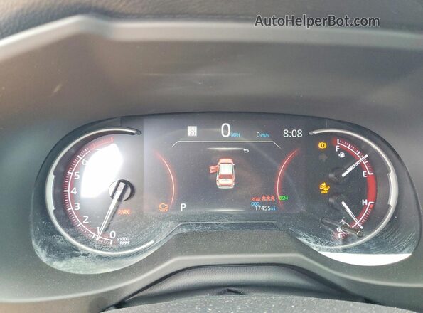 2T3W1RFV3SW365754 2025 TOYOTA RAV4 Red Սարքավորումների վահանակի տեսք