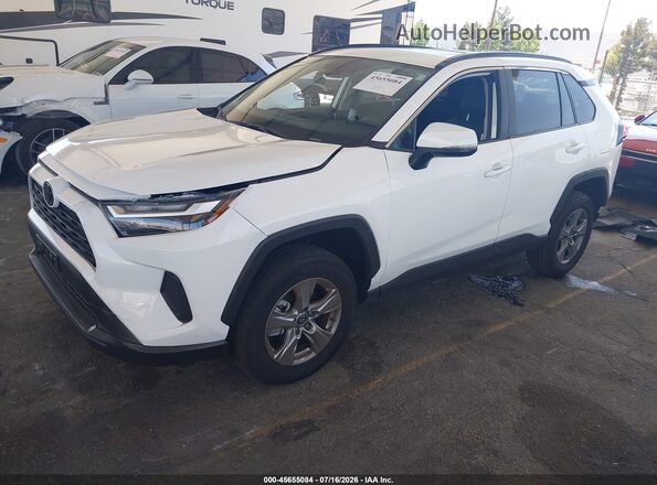 2T3W1RFV3SW426956 2025 TOYOTA RAV4 White წინა მარცხენა ხედი სამი მეოთხედიდან