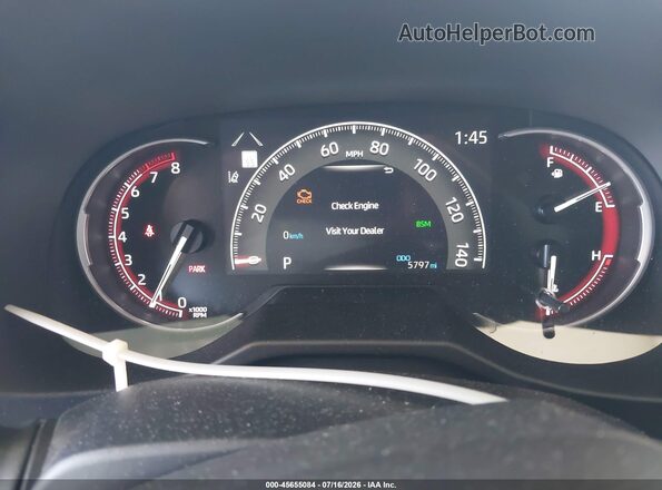 2T3W1RFV3SW426956 2025 TOYOTA RAV4 White უკანა სავარძლების ხედი