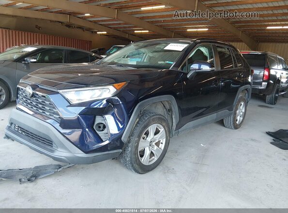 2T3W1RFV4LC044258 2020 TOYOTA RAV4 Blue Առջևի ձախ երեք քառորդ տեսարան