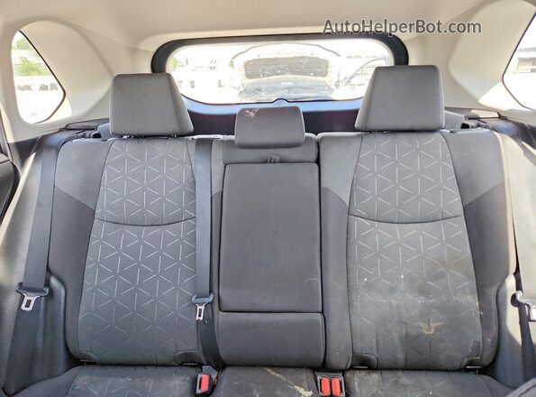 2T3W1RFV4LC055485 2020 TOYOTA RAV4 Black Rear seats view