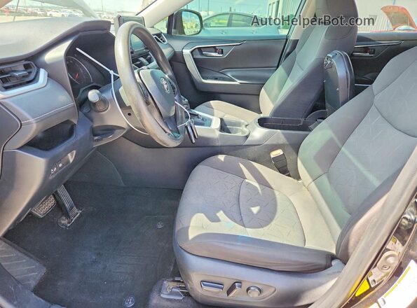 2T3W1RFV4LC055485 2020 TOYOTA RAV4 Black Front interior view