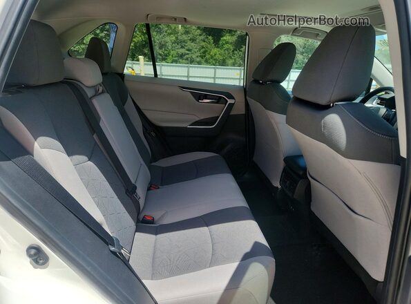 2T3W1RFV4LC072562 2020 TOYOTA RAV4 White Вид задньої частини салону