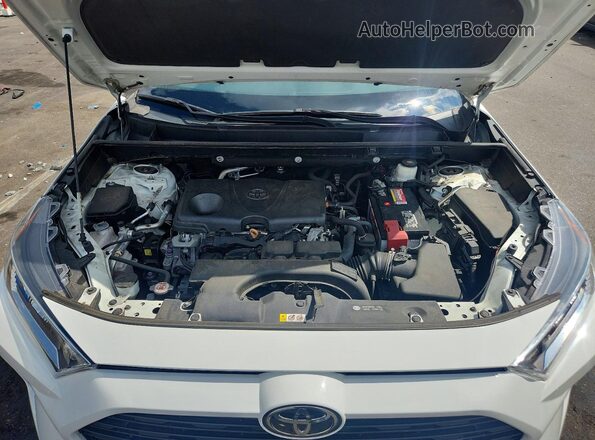 2T3W1RFV4MC108235 2021 TOYOTA RAV4 White Widok komory silnika