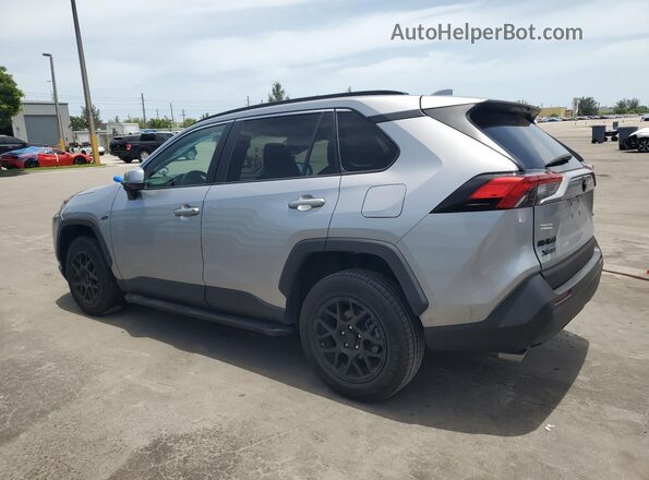2T3W1RFV4MC141462 2021 TOYOTA RAV4 Silver Задня ліва чверть