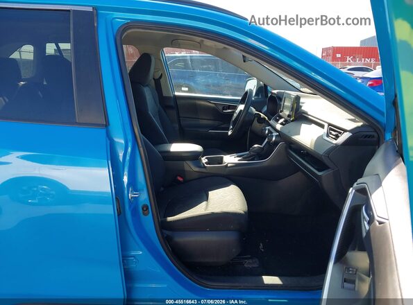2T3W1RFV4MW117242 2021 TOYOTA RAV4 Blue Widok wnętrza z przodu