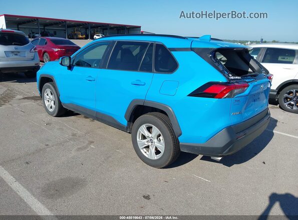 2T3W1RFV4MW117242 2021 TOYOTA RAV4 Blue Tył lewy