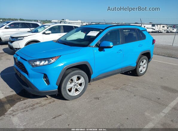 2T3W1RFV4MW117242 2021 TOYOTA RAV4 Blue Przód lewy