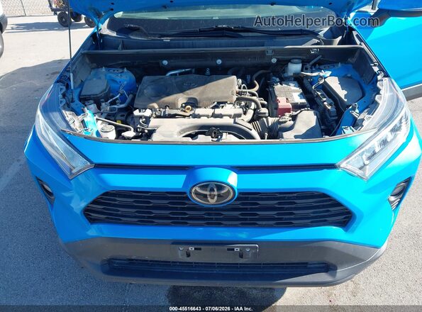 2T3W1RFV4MW117242 2021 TOYOTA RAV4 Blue Widok z tyłu