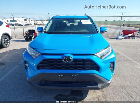 2T3W1RFV4MW117242 2021 TOYOTA RAV4 Blue Widok zestawu wskaźników