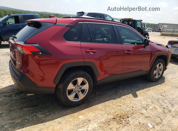 2T3W1RFV4NW194369 2022 TOYOTA RAV4 Burgundy Հետևի աջ