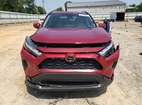 2T3W1RFV4NW194369 2022 TOYOTA RAV4 Burgundy Դիմացի տեսք