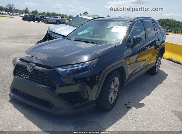 2T3W1RFV4RW334314 2024 TOYOTA RAV4 Black Առջևի ձախ երեք քառորդ տեսարան