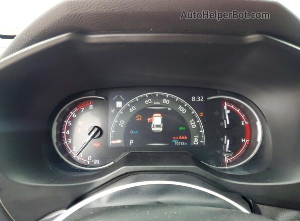2T3W1RFV4RW353803 2024 TOYOTA RAV4 Red Vista del cuadro de instrumentos